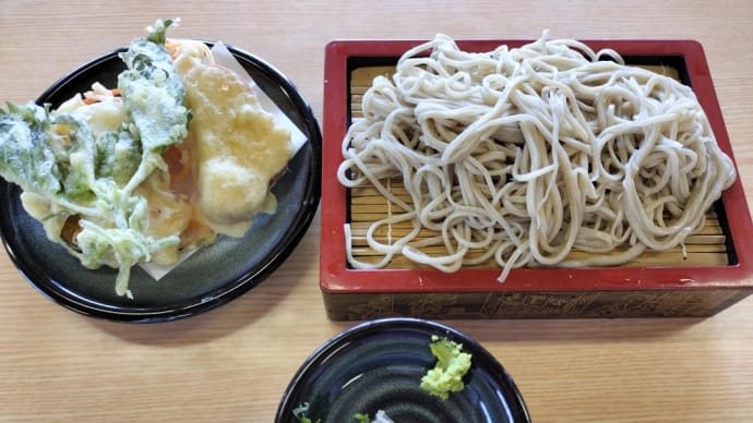 天ぷら付そば (ときがわ町・そば道場)