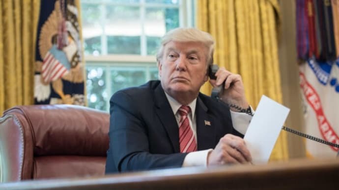 トランプ氏が習近平と電話会談 分析「先手を打ち 問題を解決する」