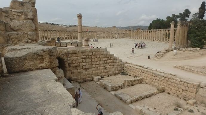 「王の道が貫く砂漠の国 ヨルダン」⑥ 古代都市ジェラシュ観光