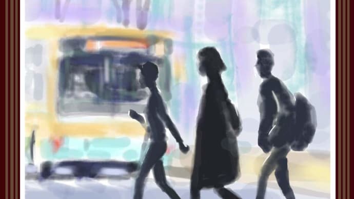 People rushing to work 6175/職場へ急ぐ人々