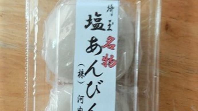 埼玉 東部地域の郷土菓子「塩あんびん」