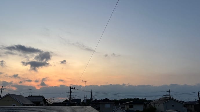おはようございます今朝の空