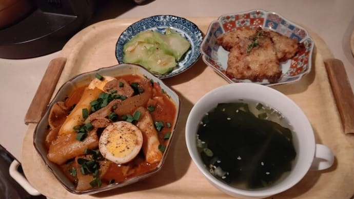 豚バラと大根のコチュジャン煮 と 芝桜