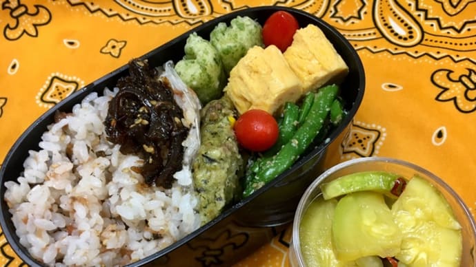 今日のお弁当と今日のルンバ