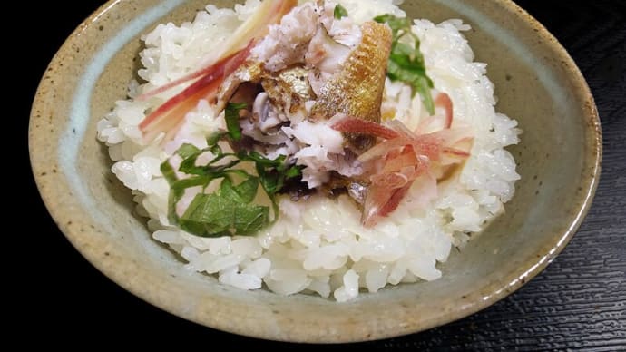 あゆ茶漬け ~落ち鮎の塩焼きを流用したあゆ酒~