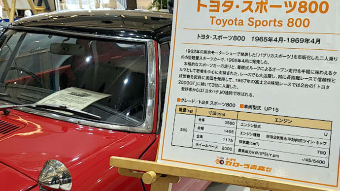 カローラ青森中央店 パブリカ、トヨタスポーツ800