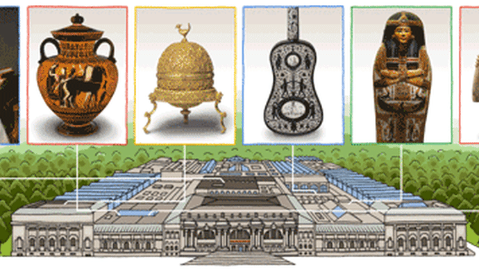 【Googleのロゴ】メトロポリタン美術館 151周年