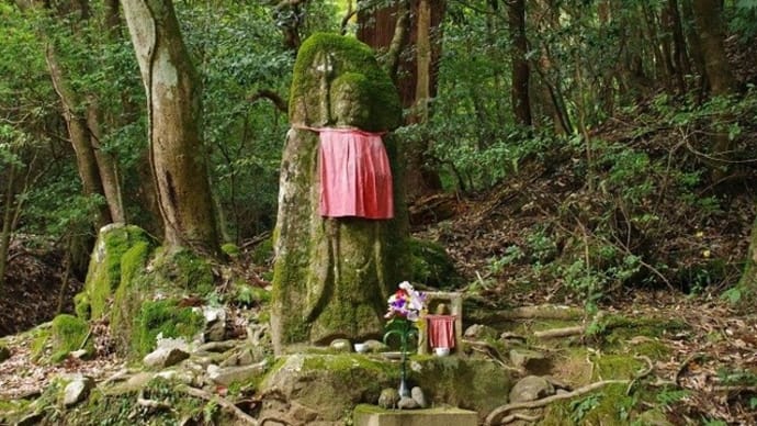 春日山原生林・滝坂の道を地獄谷の首切地蔵へ