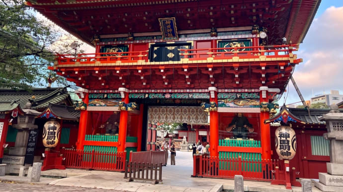 浅草橋のテープ屋さん→日暮里(手芸店)→神田明神へ 2023/09/11