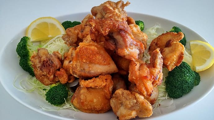 10月27日 唐揚げ&チャーシュー丼飲酒。