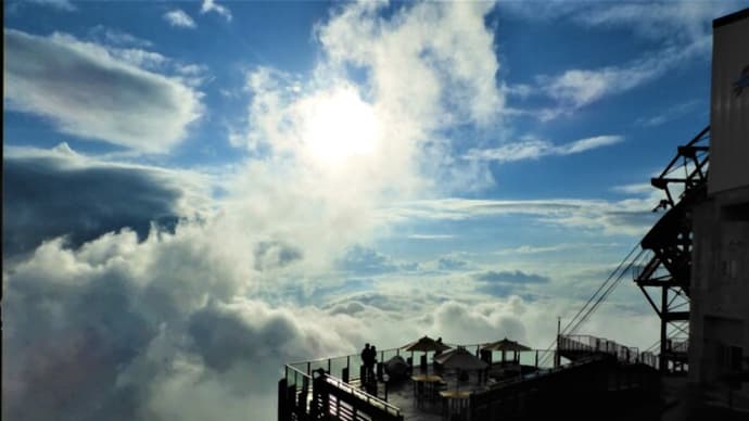 ２０２１・６・１４　北志賀・竜王マウンテンパークSORA  terrace。雲海広がる絶景。