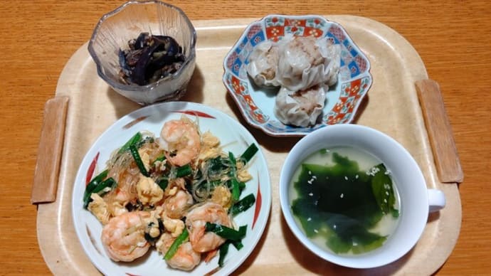 海老と春雨炒め