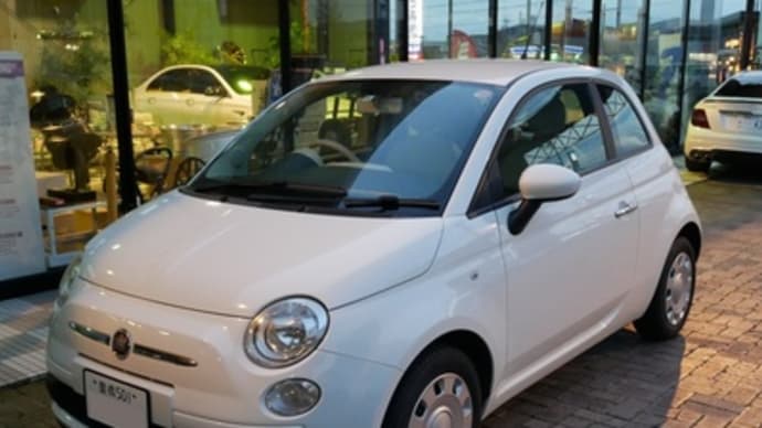 FIAT500ナビ、ドラレコ取付
