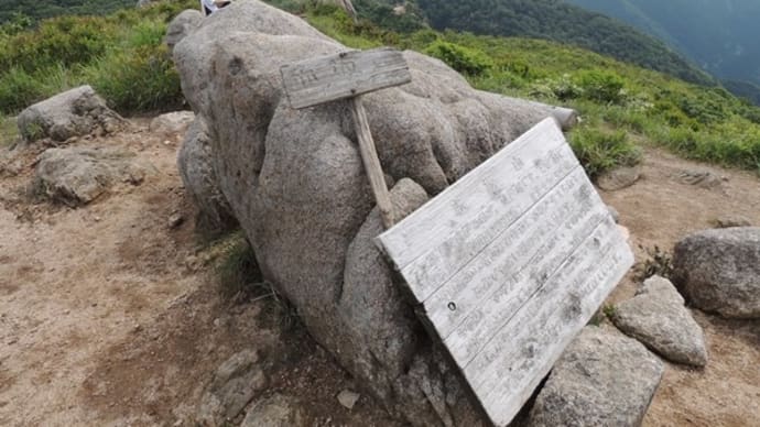 マキノ高原から赤坂山に登る2~「明王の禿」と「花の山・赤坂山」~