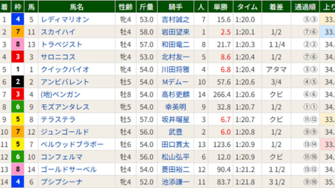 【テラステラ】何故なんだろう? 4/19丹波特別・9着