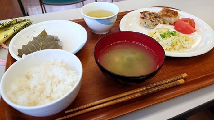 地震と小梅と手作りの柏餅