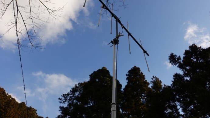 144MHz5エレ八木テスト運用