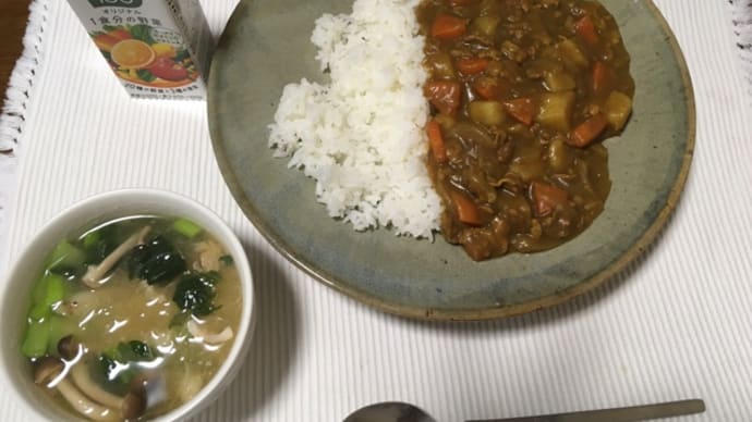 今日はカレーの日