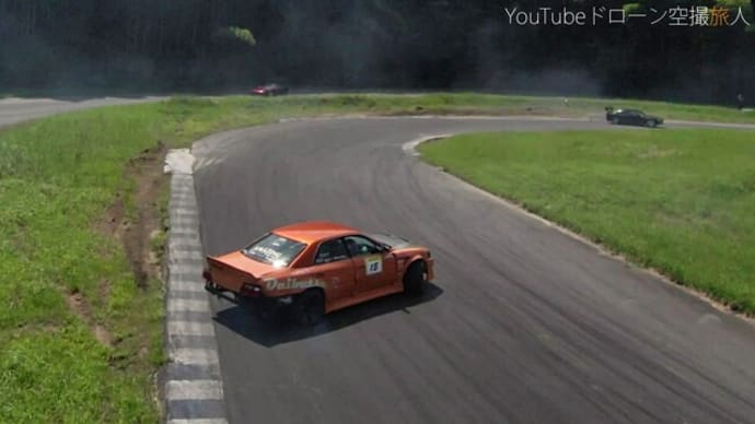 ドリフトレーシングカーのドローン空撮がカッコ良すぎる!サーキット三重県