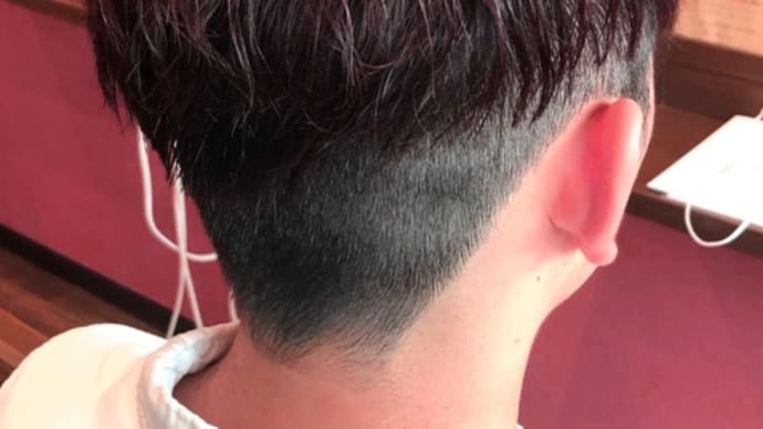 男子人気のツーブロックとパーマ