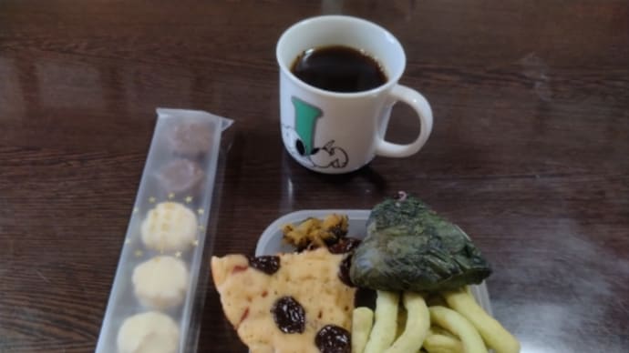 今日も美味しく楽しいサークル。頂き物収穫物