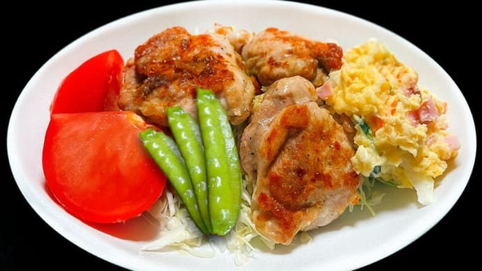 鶏もも肉のガーリック焼き ~スパイシー仕上げ~