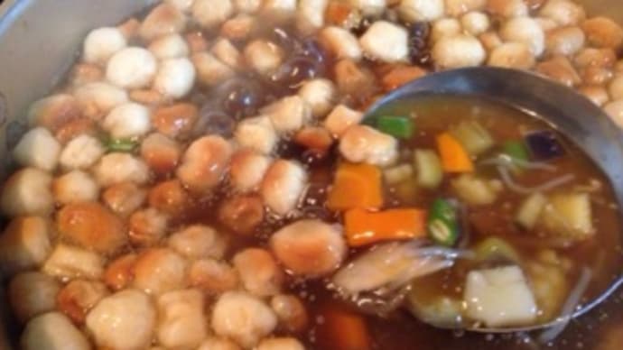 お盆に必ず作る、郷土料理の『おくずかけ』