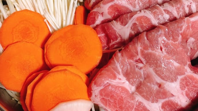 糖尿病の食事…今日は〆のうどんはナシ。ポン酢でサッパリ。