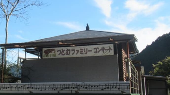 まるで小春日和･竹の風除けの補修