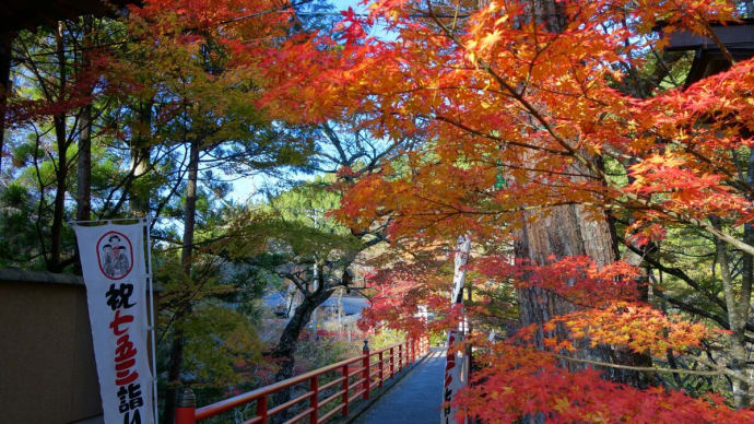山本不動尊の紅葉はどうですか・・・(棚倉町)