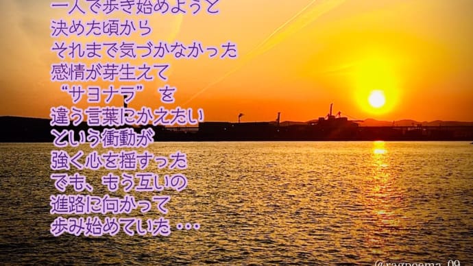 煌めきと戸惑い / ラグの写真詩