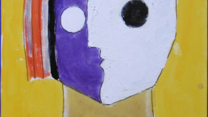 【絵画】「FACEⅥ」・・描いてましたよ。