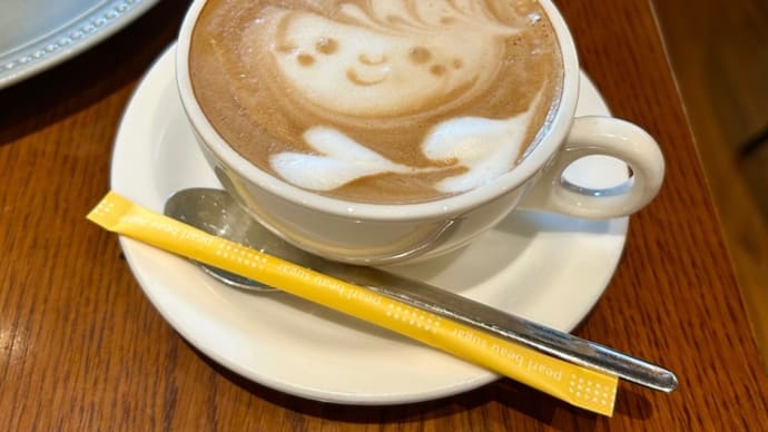 テーブル茶道3回目参加 & 素敵な前髪BOYのラテアート(エバグリーンカフェ / 神奈川県相模原市) 〜♪