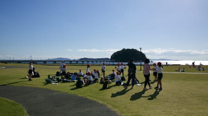 わー!!竹島だよ、今日は遠足