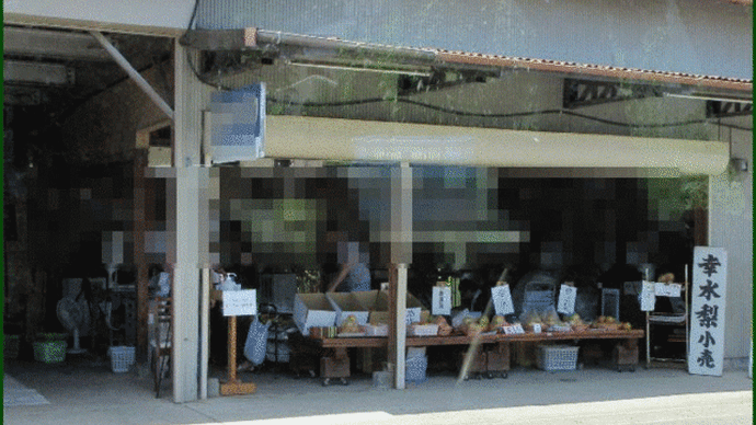 梨「豊水」を購入する為に、「晴れ」と成った本日の昼前に梨農家の直売所を訪れて・・・