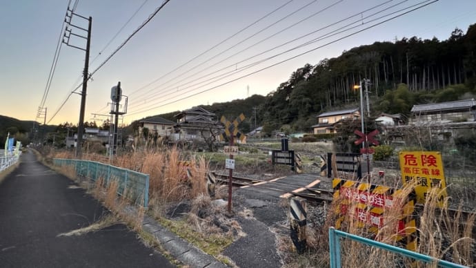 下り道踏切 本長篠〜三河大野