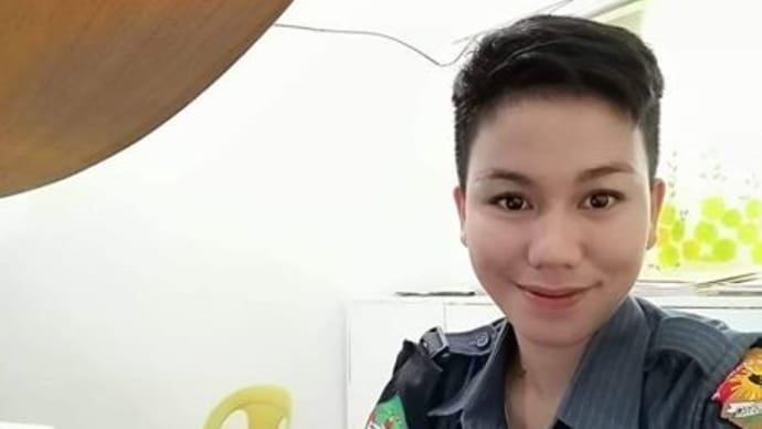 フィリピン、イフガオ州の美人警察官