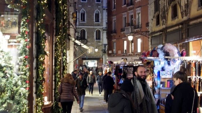 イタリア・ヴェネツィア X'mas 🎄 🥂 🎄 前の雰囲気✨✨