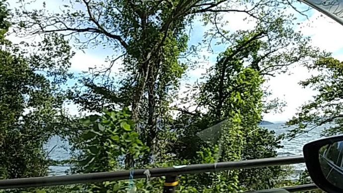 241007_猪苗代湖の散策(ドライブ)と帰りの不気味な富士山