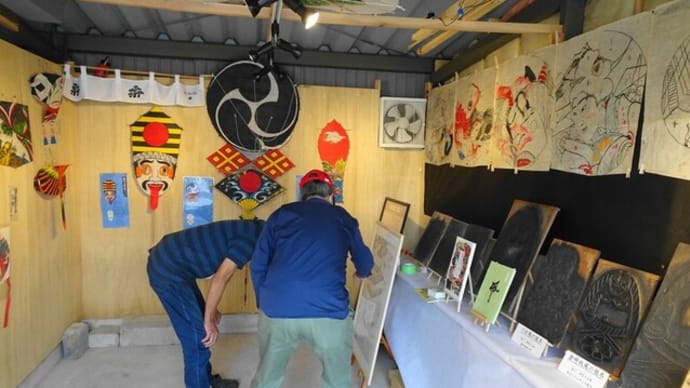 復活した遠州横須賀街道ちっちゃな文化展の賑わい