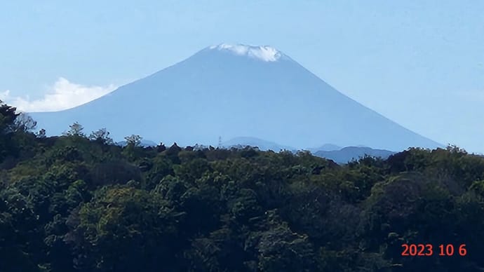 初冠雪の富士山を見に行ってみた（2023.10.6）