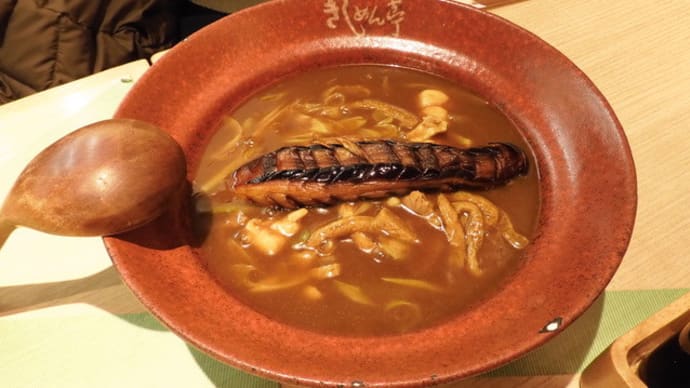 ナスカレーきしめん