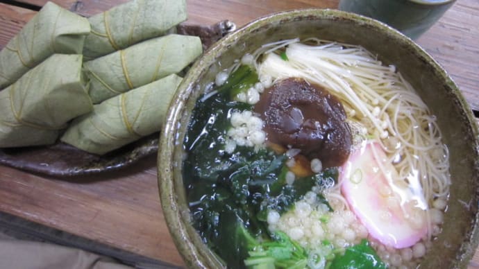 三輪のにゅうめん☆柿の葉寿司