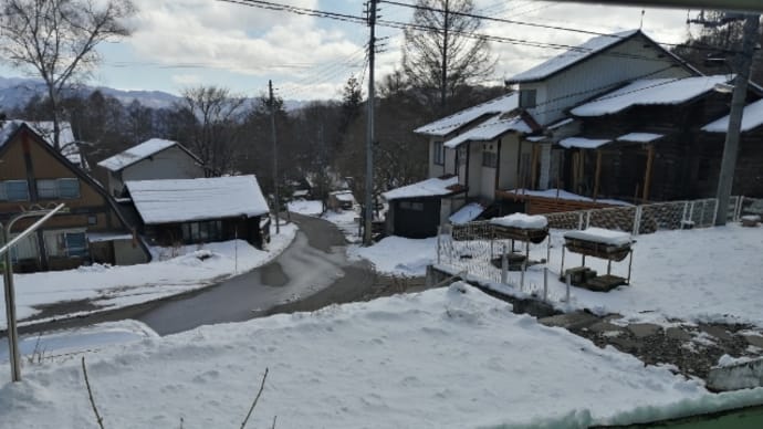 ここまで無事終了&積雪10センチくらい