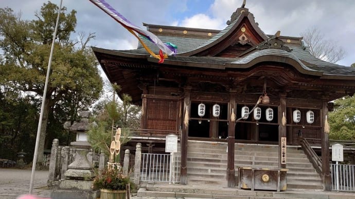 大分県日田市・大原八幡宮で御朱印を頂く