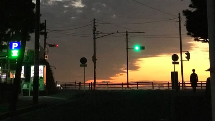 夕焼けがきれいだ