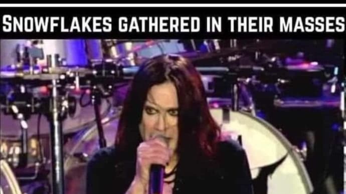 Even The Bat Eating Rock Star Ozzy Jokes About Snowflakes' Asses Getting Hurt.  😀😃😄😁😆😅😂🤣😈👌🤘🦇🐸🎸