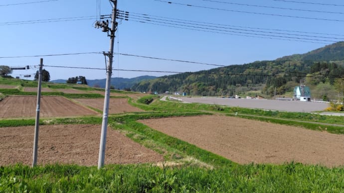 山間も春です