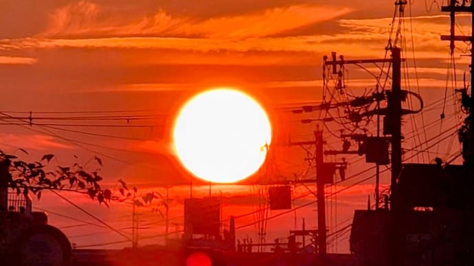 今日の夕日 2024年9月2日♫