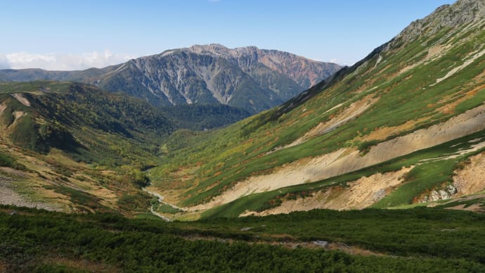 葉月の大暑　【回想】快晴の裏銀座・真砂岳から水晶乗越へ